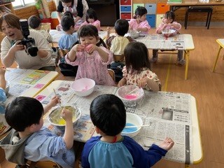 年少 スライム作り