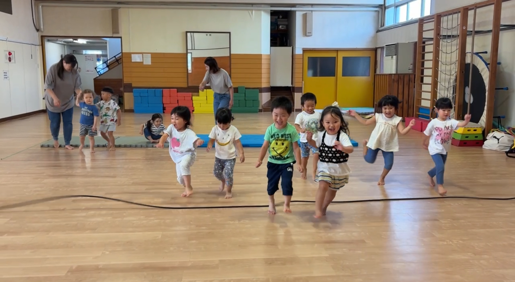 満3歳 ばなな組 健康体操をしました!
