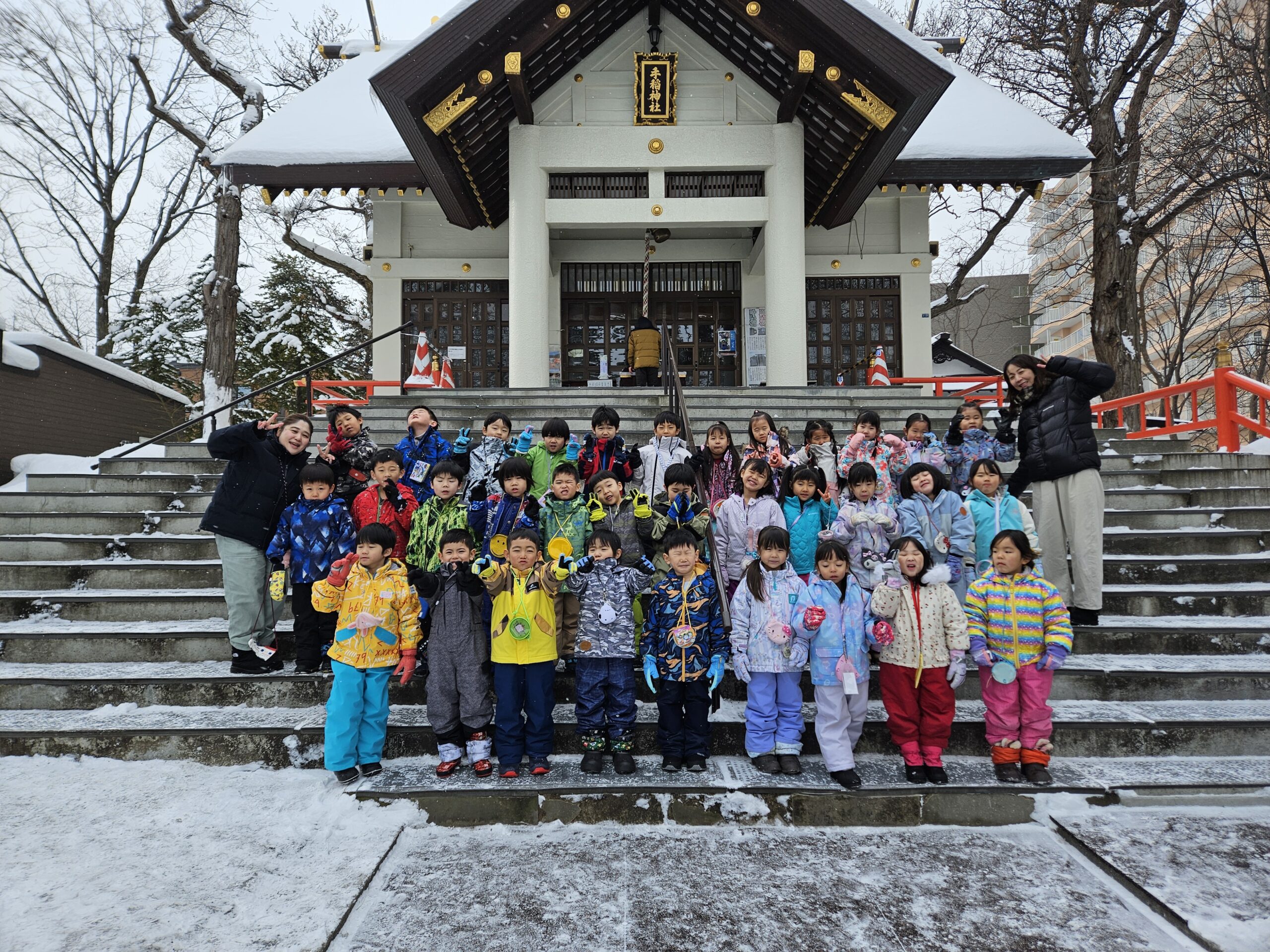 年長組　手稲神社に参拝に行ってきました！