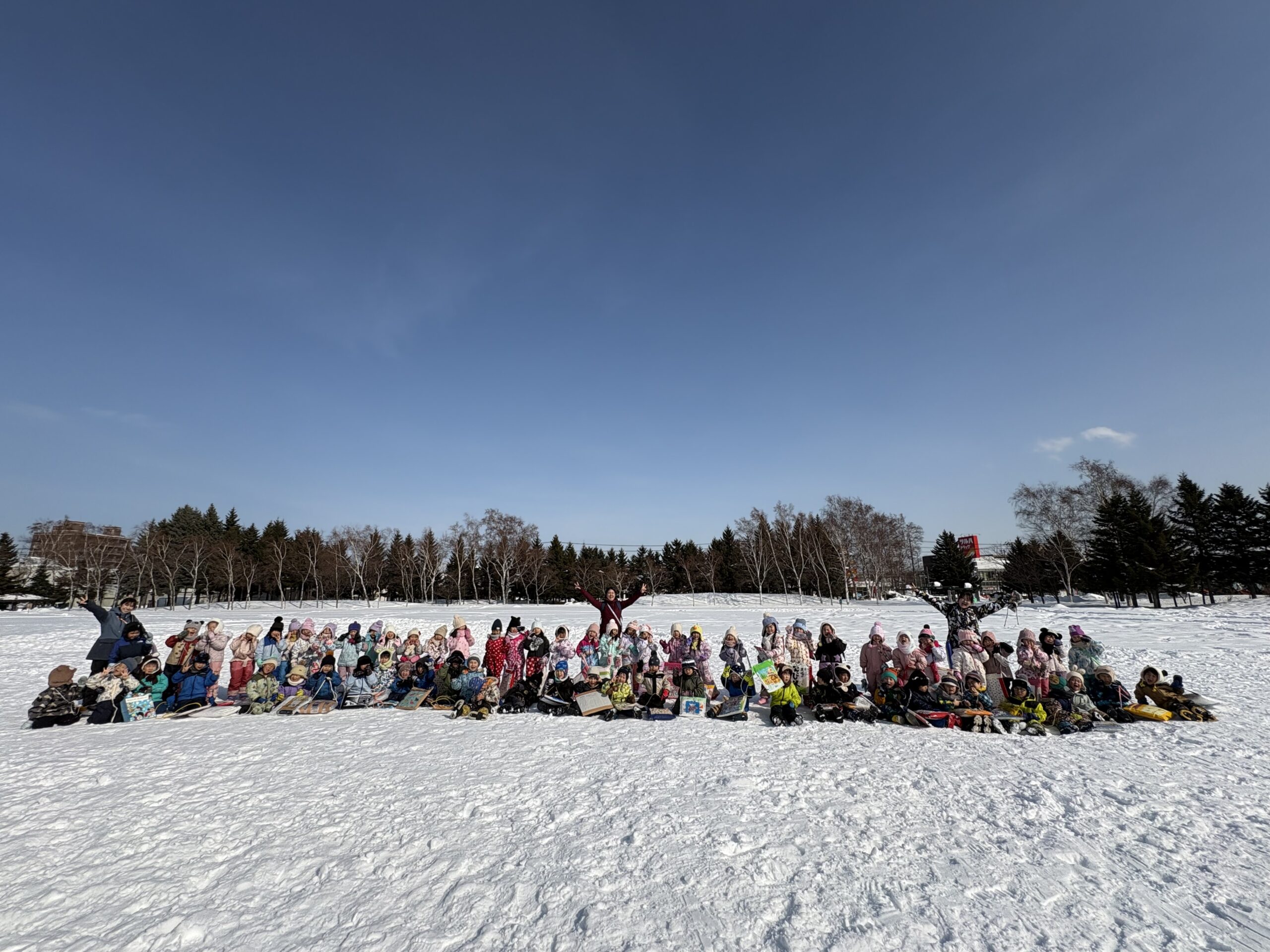 年中組　そり遊びをしました！